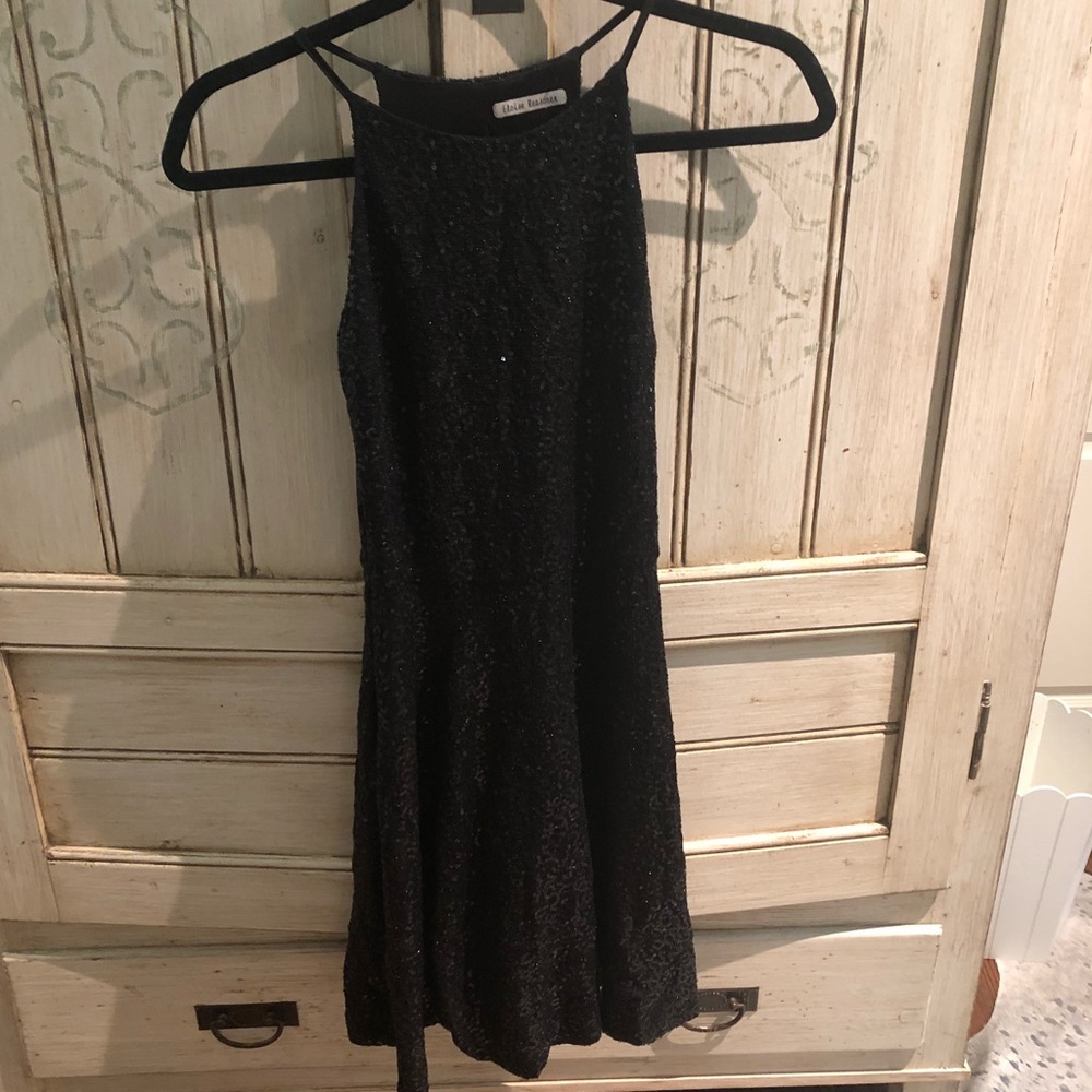 AQUA Black Sequin Dress - Picture 3 of 6